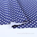 Knit Printed Rayon Stretch Polka Dot Spandex Fabric
